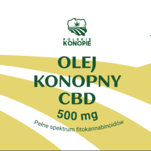 Olej konopny CBD 500 mg